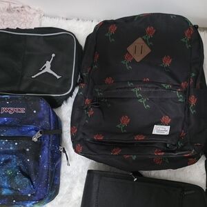 Herschel Supply Company Black Rose Print Backpack - Womans